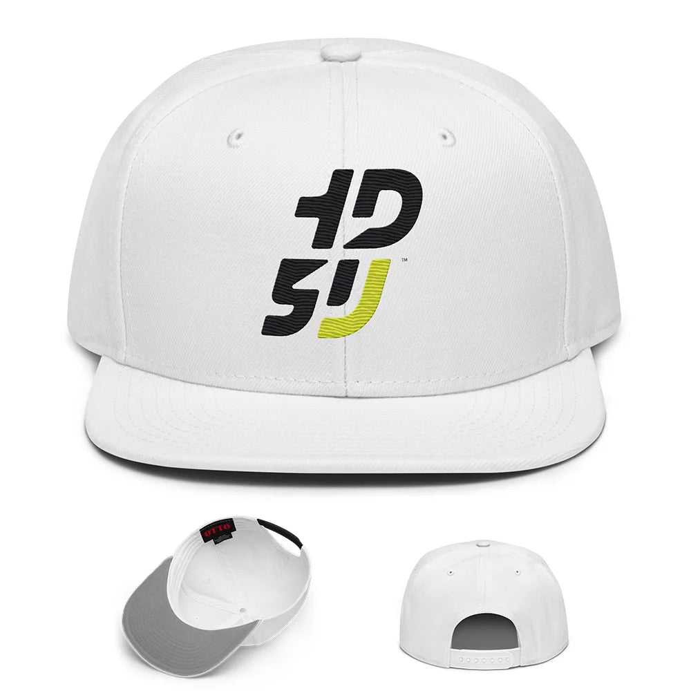casquette moto snapback brodée noire logo 1D5U streetwear motard