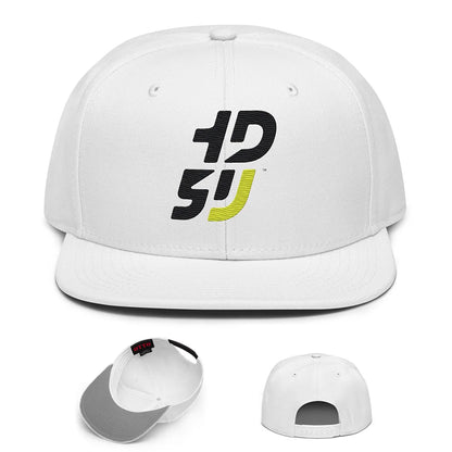 casquette moto snapback brodée noire logo 1D5U streetwear motard