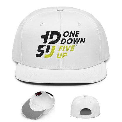 casquette moto snapback brodee streetwear moto one down five up blanche 