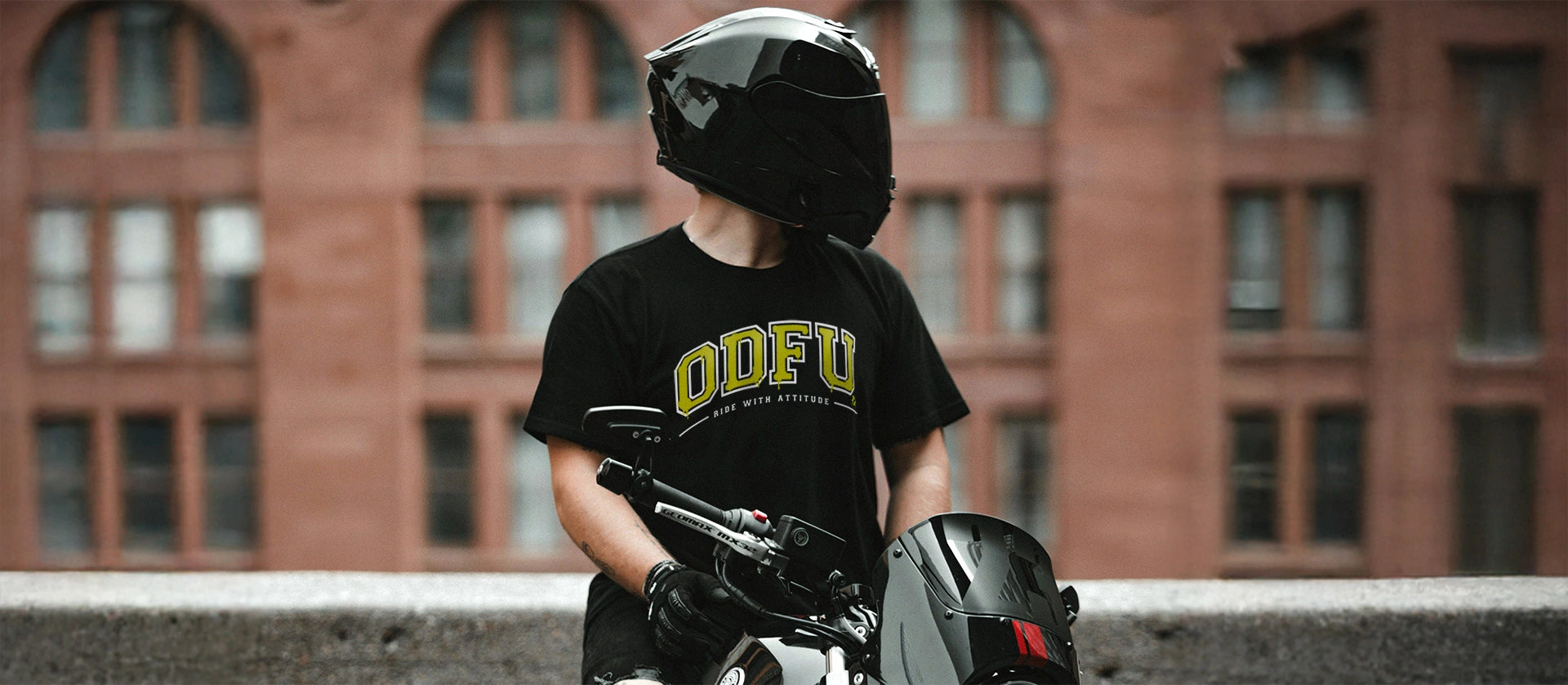 t-shirt moto One Down Five Up Streetwear motard University sweat shirt hoodies exterieur