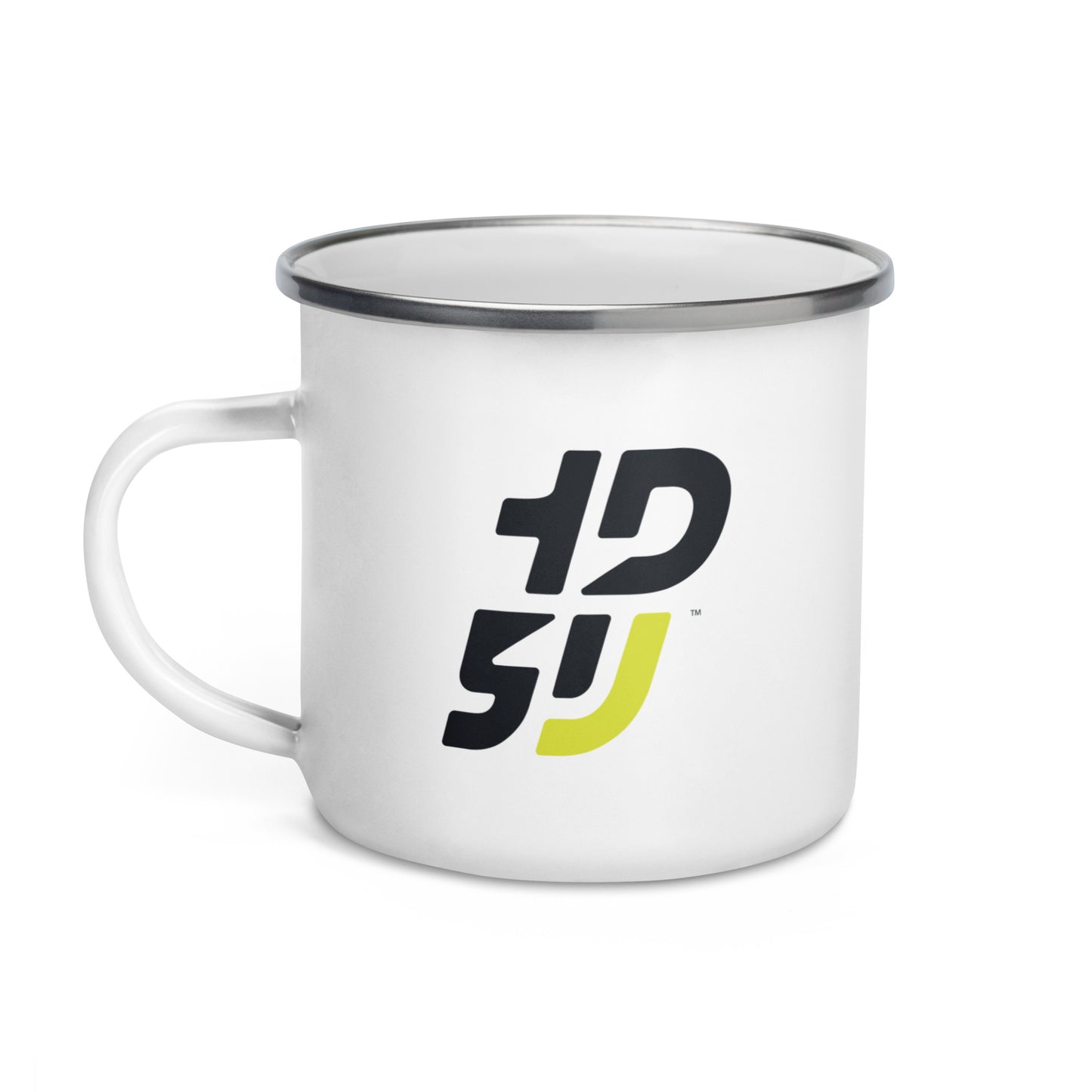 tasse émaillée moto mug métal motard accessoire biker blanche rebord acier objet motard utile mug vintage face