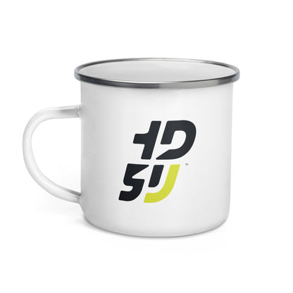 tasse émaillée moto mug métal motard accessoire biker blanche rebord acier objet motard utile mug vintage face