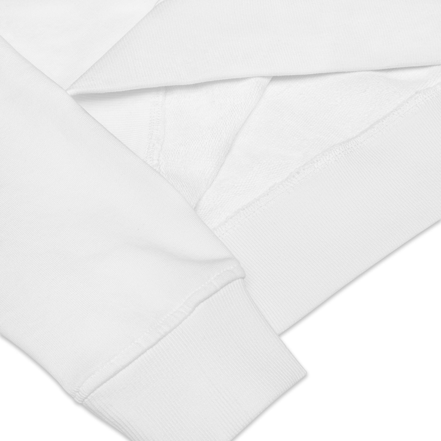 Détail manche style varsity coton bio streetwear One Down Five Up